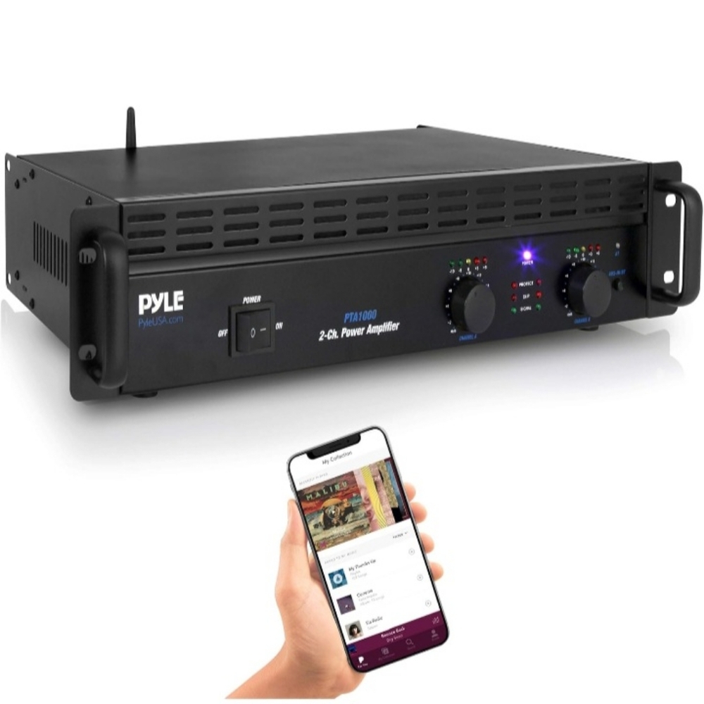 Pyle professional audio bluetooth power amplifier